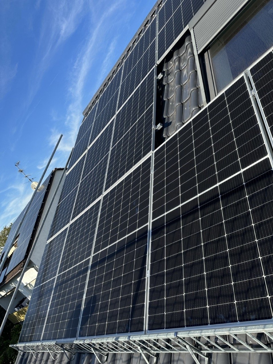 Photovoltaikanlage auf einem Hausdach
